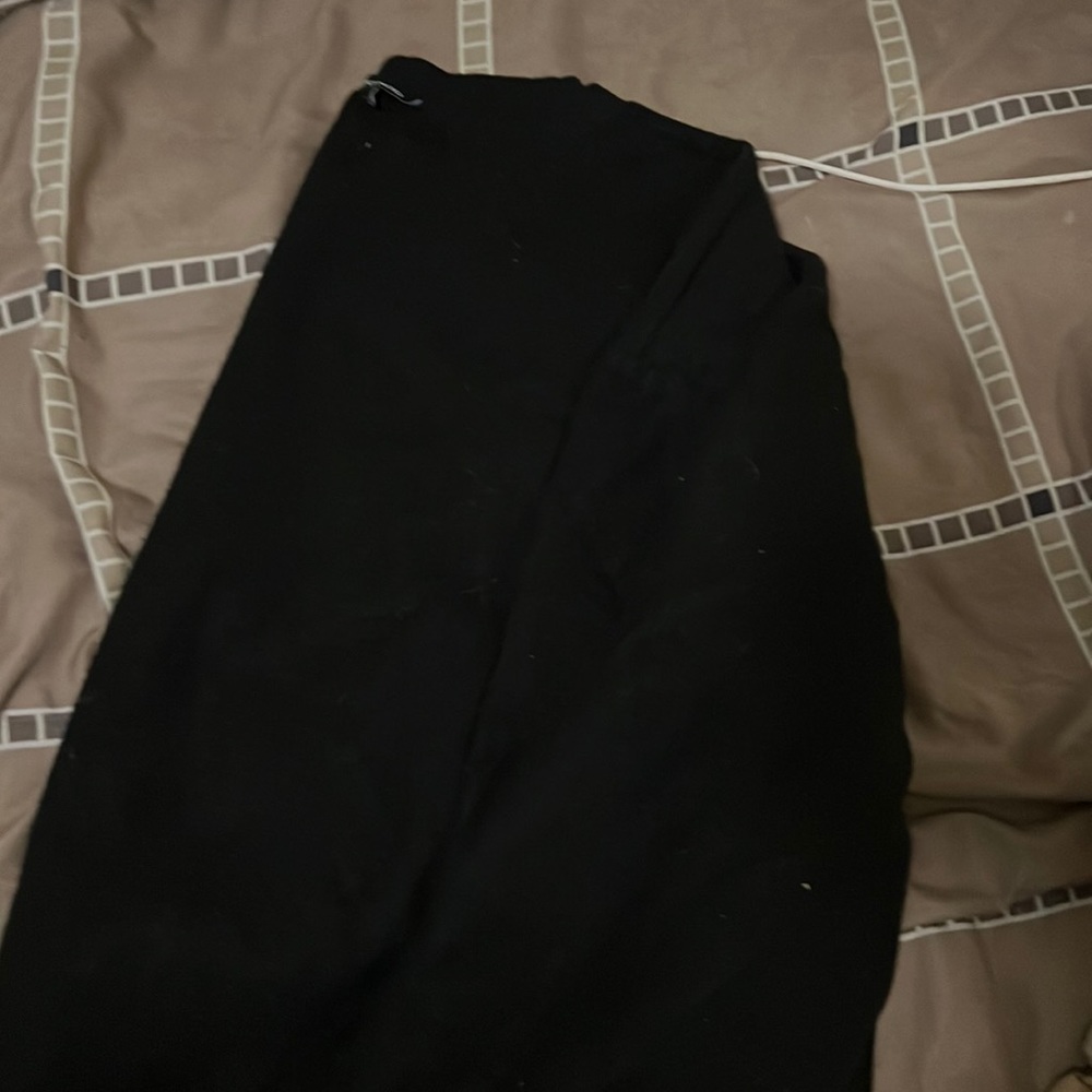 All black mens crew neck